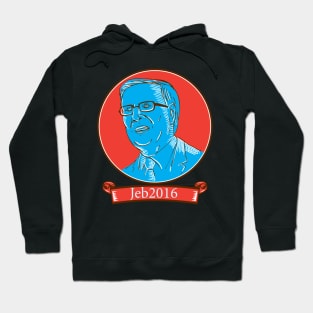 Jeb 2016 President Drawing Hoodie